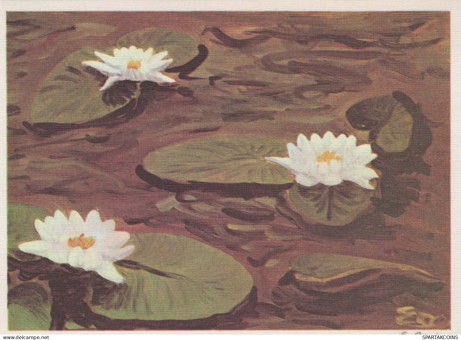 FLOWERS Vintage Ansichtskarte Postkarte CPSM #PBZ174.DE - Fleurs