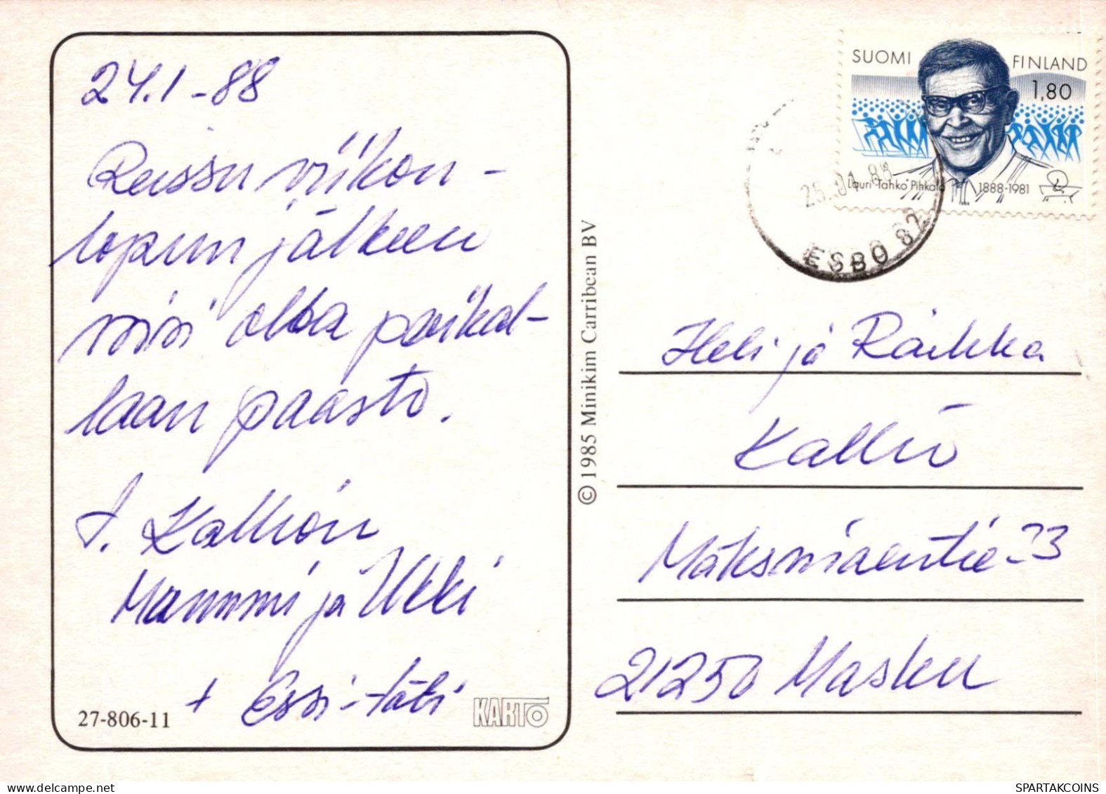 KINDER HUMOR Vintage Ansichtskarte Postkarte CPSM #PBV435.DE - Tarjetas Humorísticas