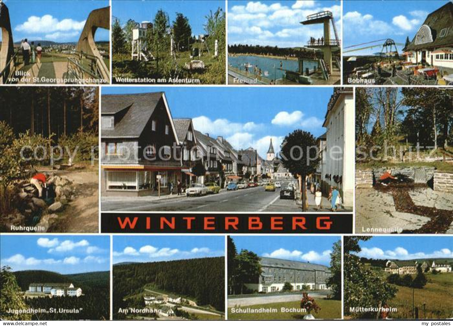 72504600 Winterberg Hochsauerland Georgsprungschanze Bobhaus Jugendheim Sankt Ur - Winterberg