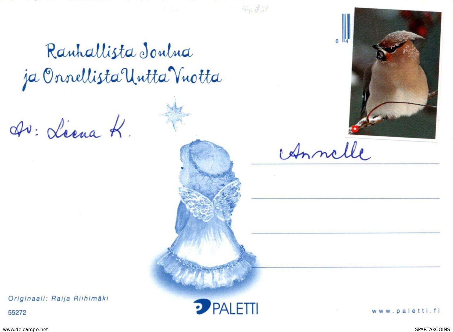 ENGEL Weihnachten Vintage Ansichtskarte Postkarte CPSM #PBP449.DE - Angels