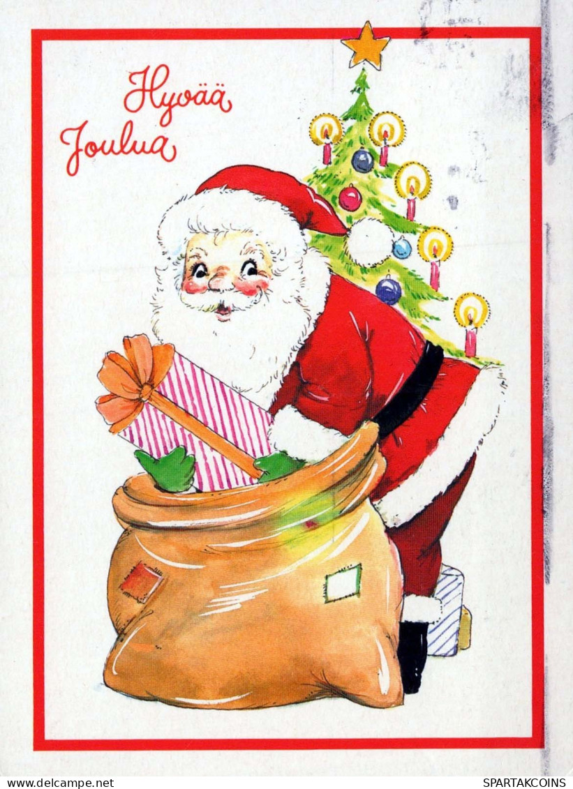 WEIHNACHTSMANN SANTA CLAUS Neujahr Weihnachten Vintage Ansichtskarte Postkarte CPSM #PBO068.DE - Santa Claus