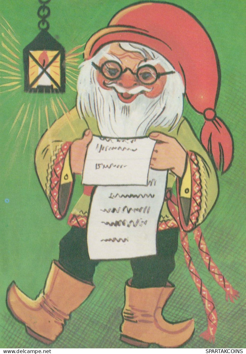 WEIHNACHTSMANN SANTA CLAUS Neujahr Weihnachten Vintage Ansichtskarte Postkarte CPSM #PBL464.DE - Santa Claus