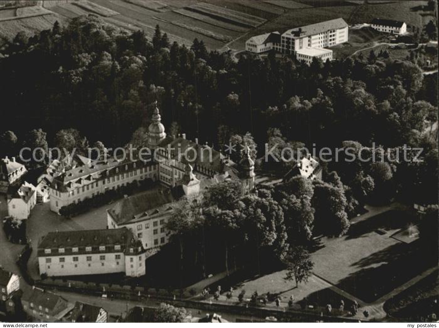 72504562 Berleburg Bad Schloss Naturheilklinik Odeborn Luftbild Alertshausen - Bad Berleburg