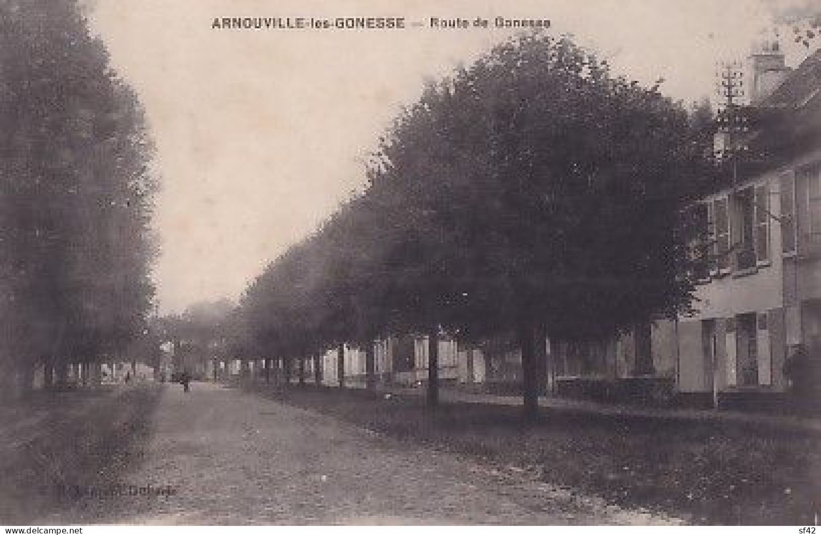 ARNOUVILLE LES GONESSE                                   ROUTE DE GONESSE    +   CACHET  CENTRE PRATIQUE DE TIR - Arnouville Les Gonesses