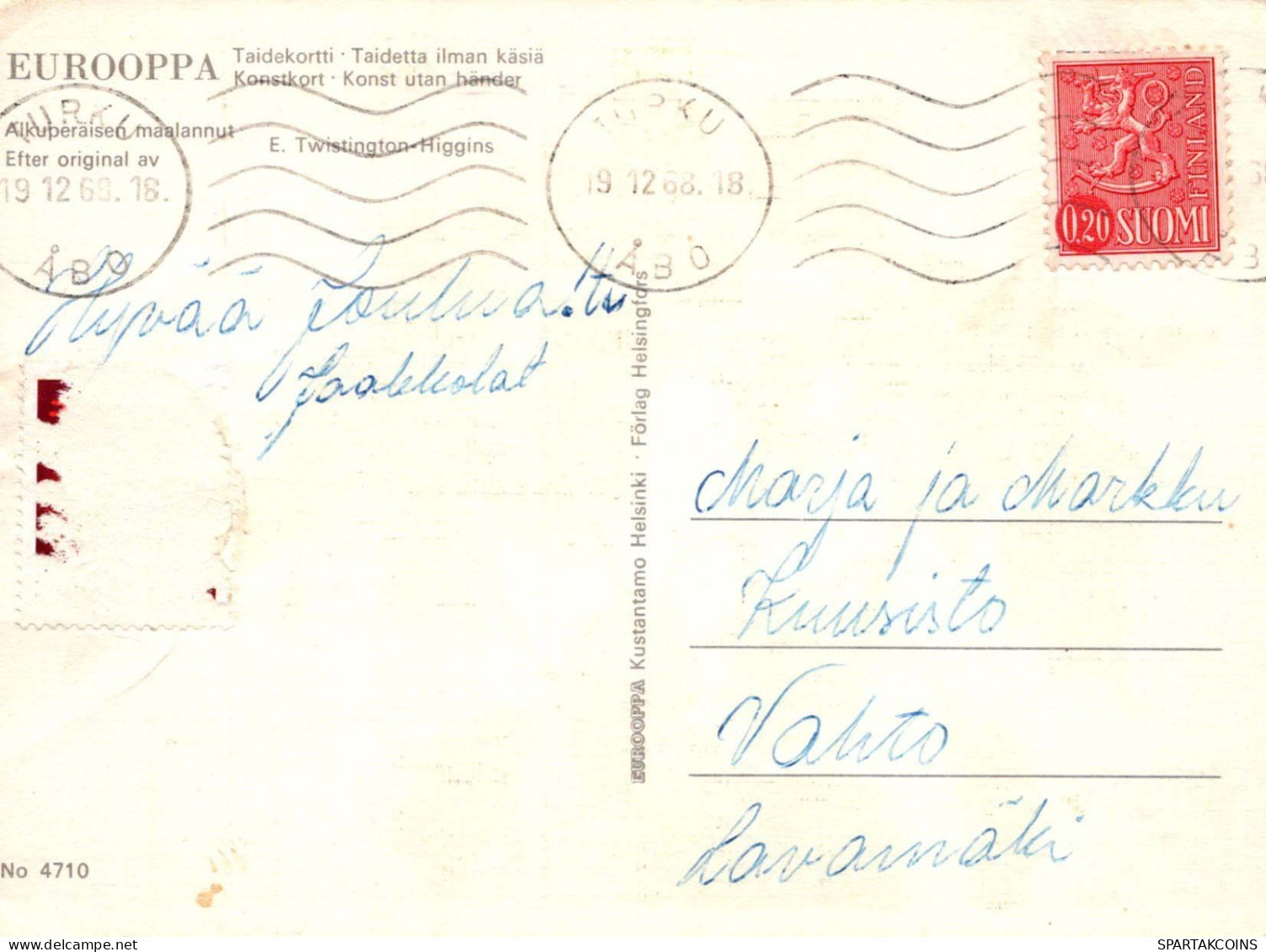 FLEURS Vintage Carte Postale CPSM #PAR825.FR - Fleurs