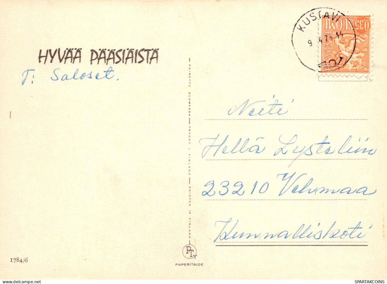 FLEURS Vintage Carte Postale CPSM #PAR103.FR - Fleurs