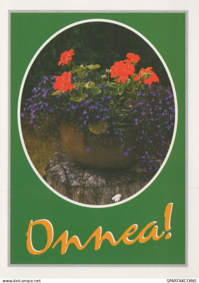 FLEURS Vintage Carte Postale CPSM #PAR345.FR - Blumen