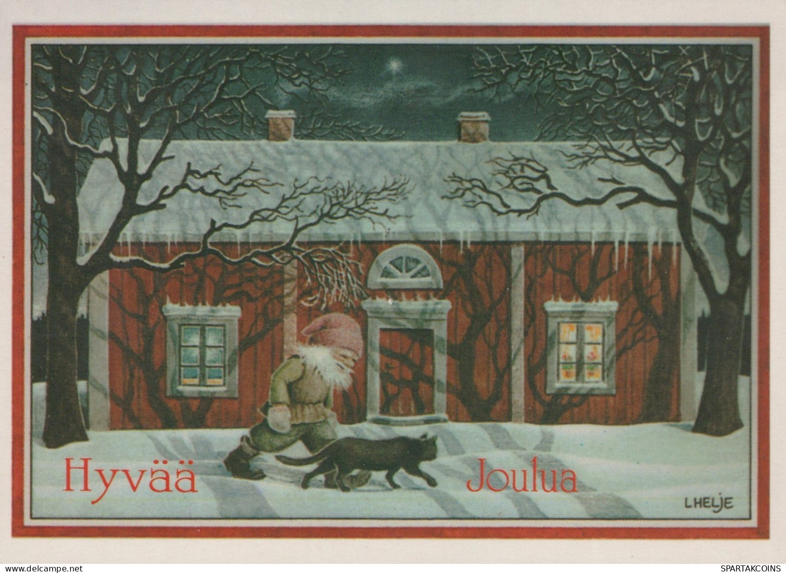 PÈRE NOËL NOËL Fêtes Voeux Vintage Carte Postale CPSM #PAK115.FR - Santa Claus