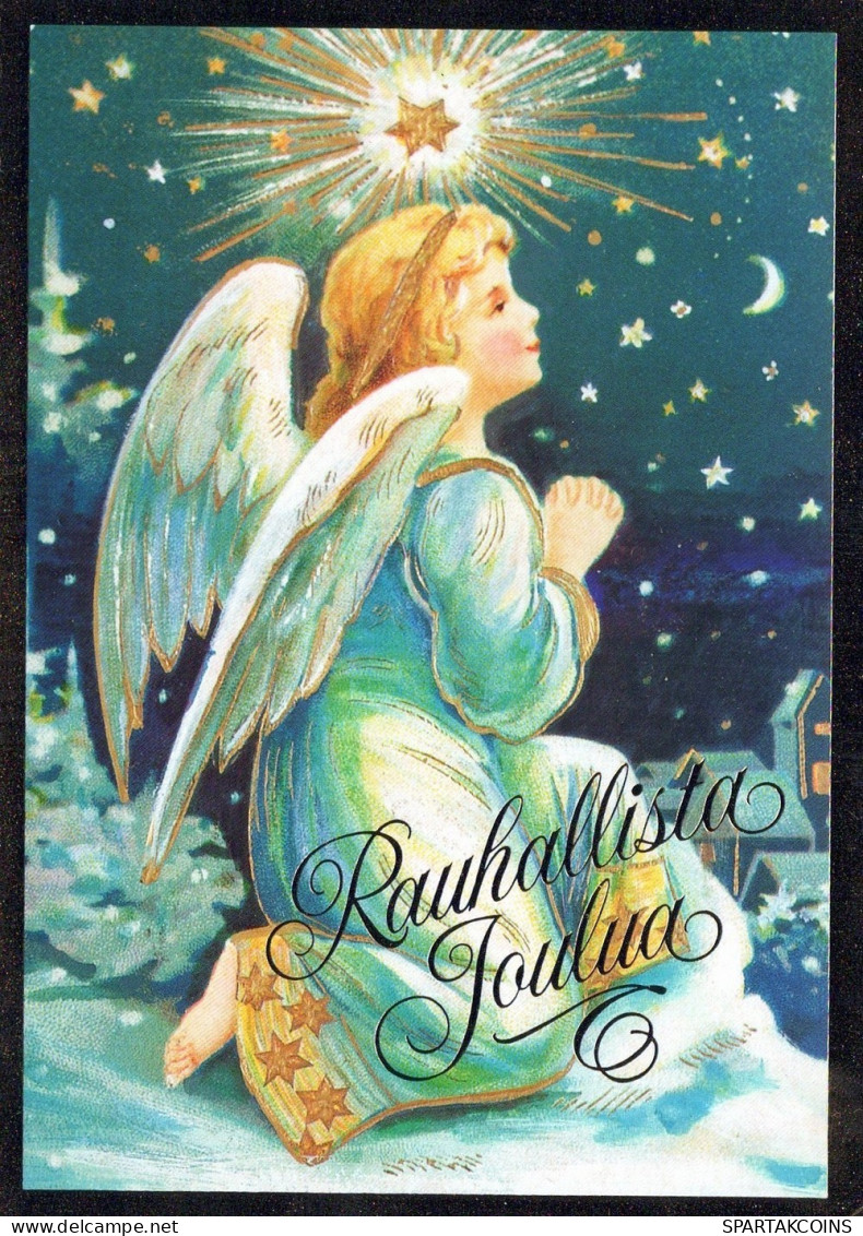 ANGE NOËL Vintage Carte Postale CPSM #PAJ303.FR - Angels