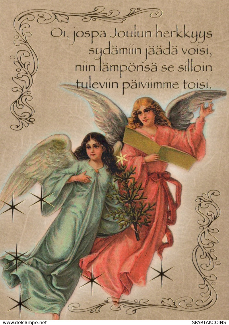 ANGE NOËL Vintage Carte Postale CPSM #PAH911.FR - Anges