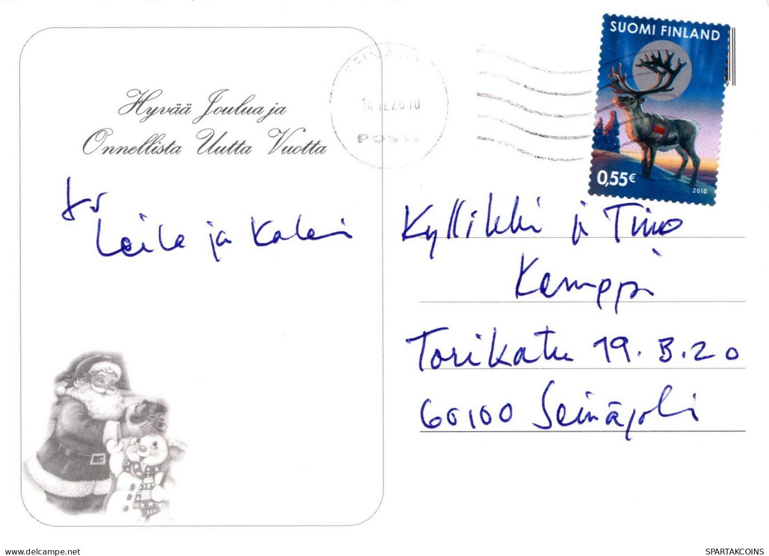 ANGE NOËL Vintage Carte Postale CPSM #PAH354.FR - Angeli