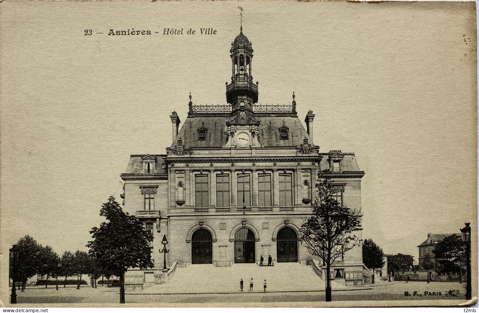 CPA (Hauts De Seine) ASNIERES. Hôtel De Ville (n°23) - Asnieres Sur Seine