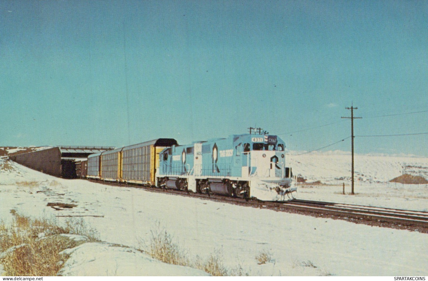 Transport FERROVIAIRE Vintage Carte Postale CPSMF #PAA649.FR - Treinen