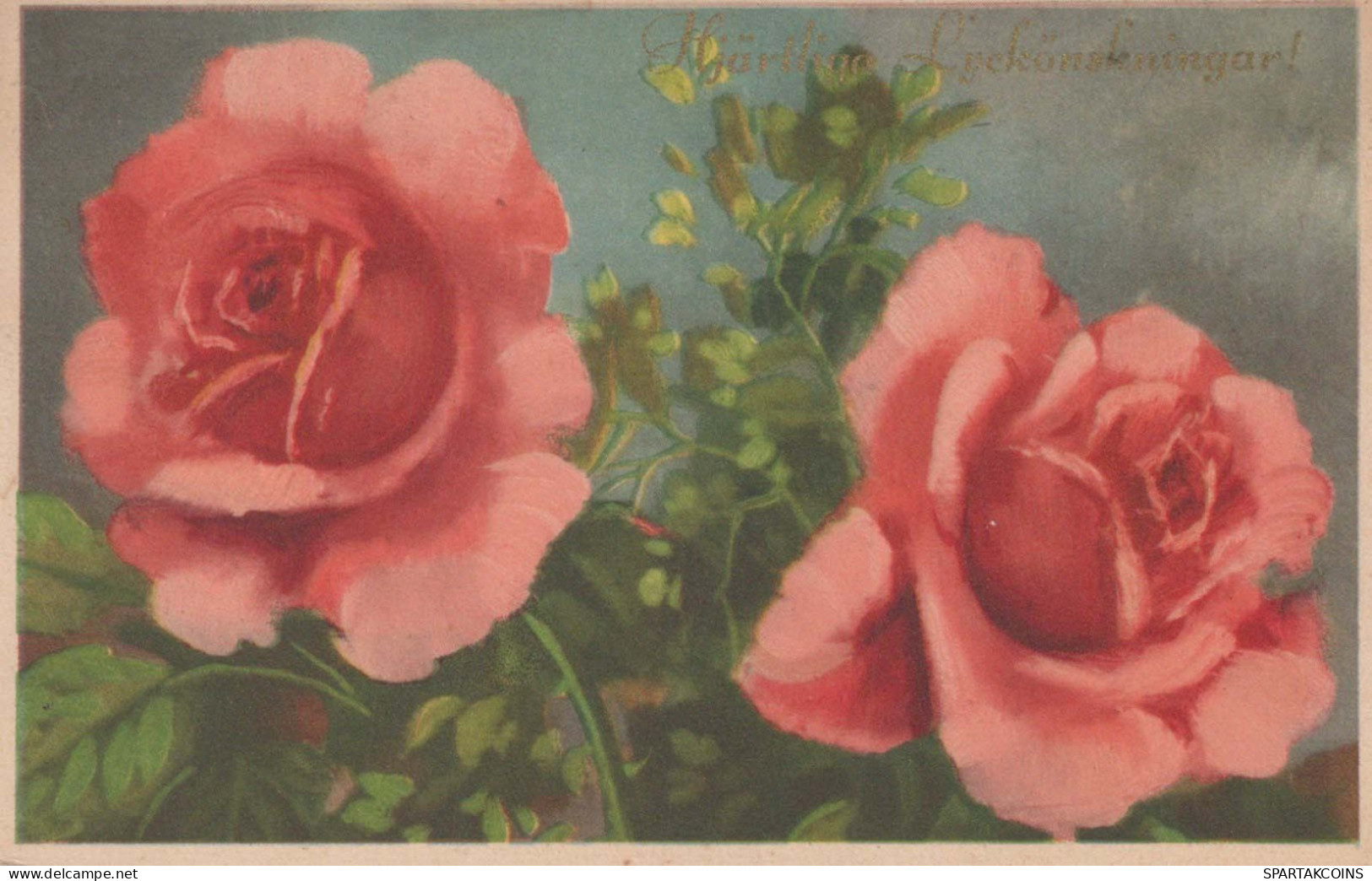 FLORES Vintage Tarjeta Postal CPA #PKE647.ES - Flores