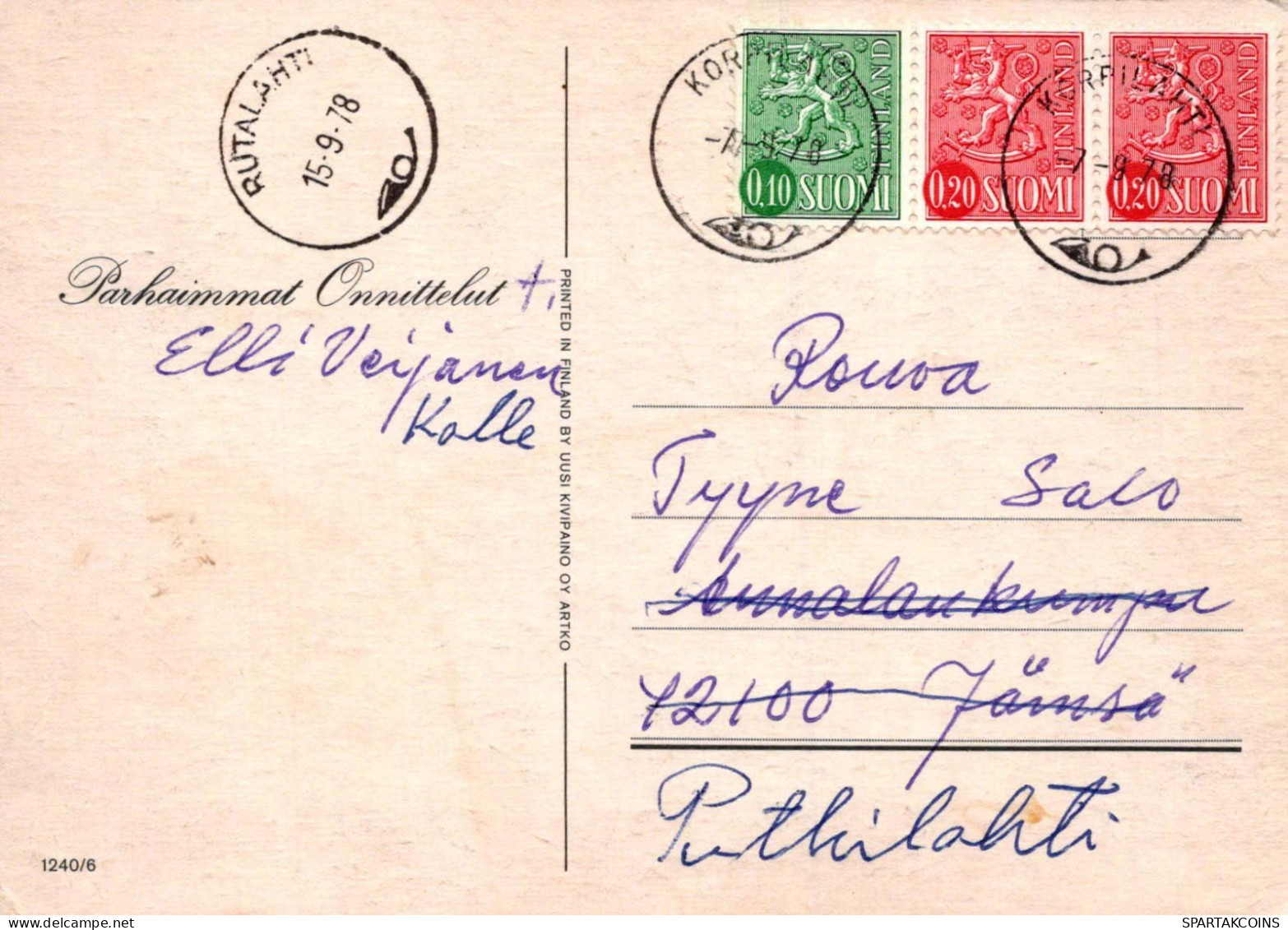 FLORES Vintage Tarjeta Postal CPSM #PBZ352.ES - Fleurs