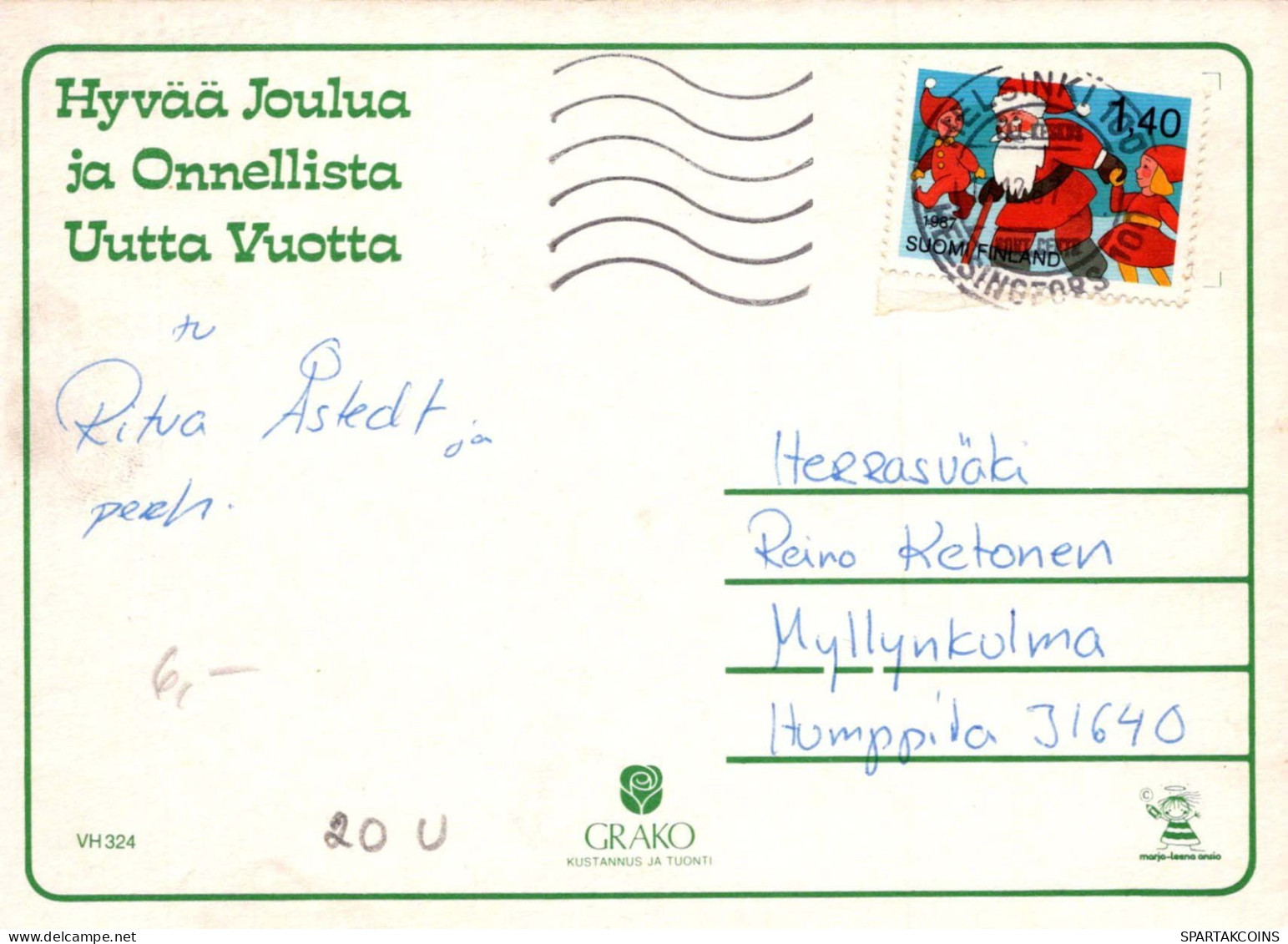 NIÑOS HUMOR Vintage Tarjeta Postal CPSM #PBV371.ES - Humorvolle Karten