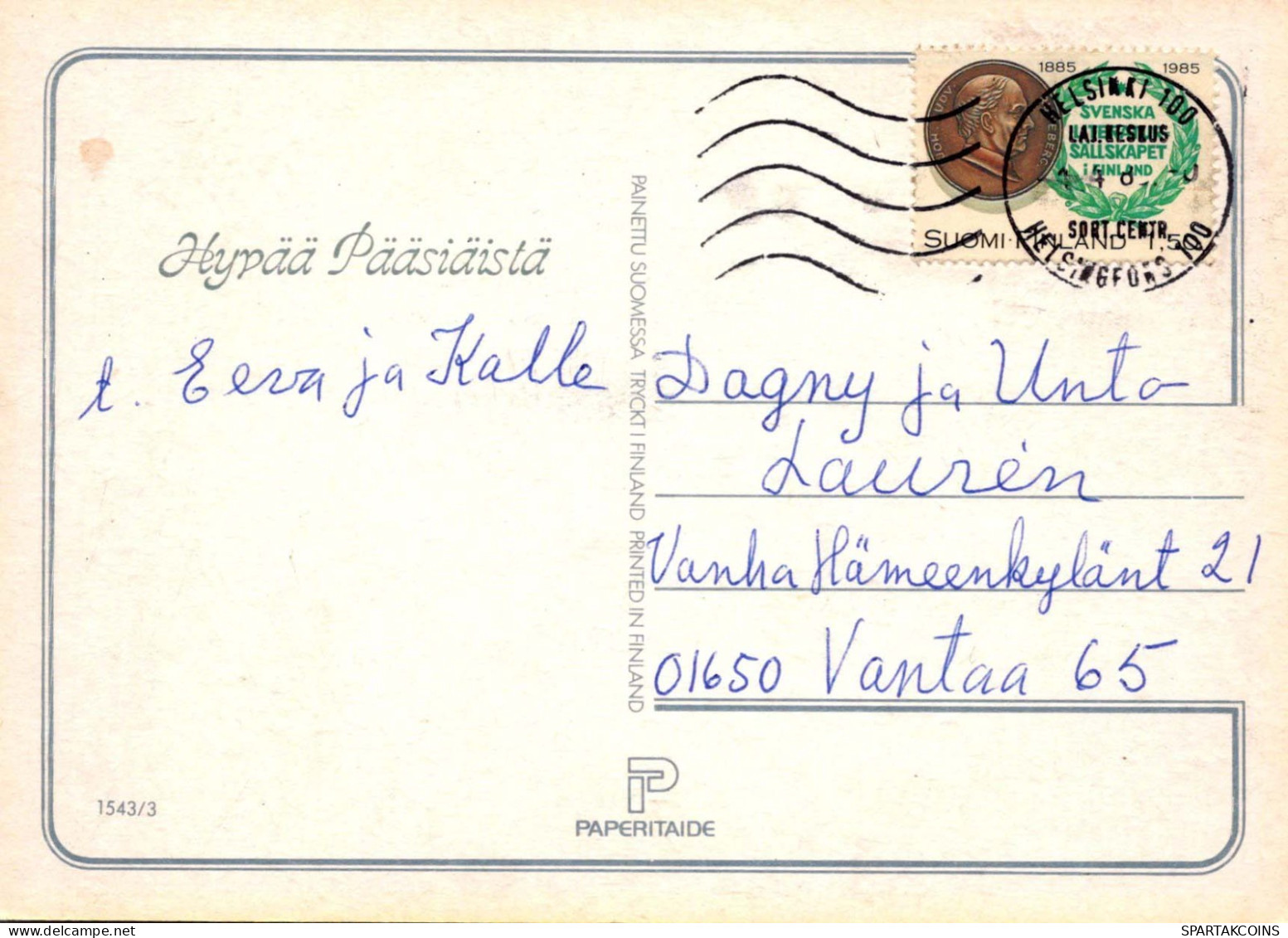 PÁJARO Animales Vintage Tarjeta Postal CPSM #PBR584.ES - Birds