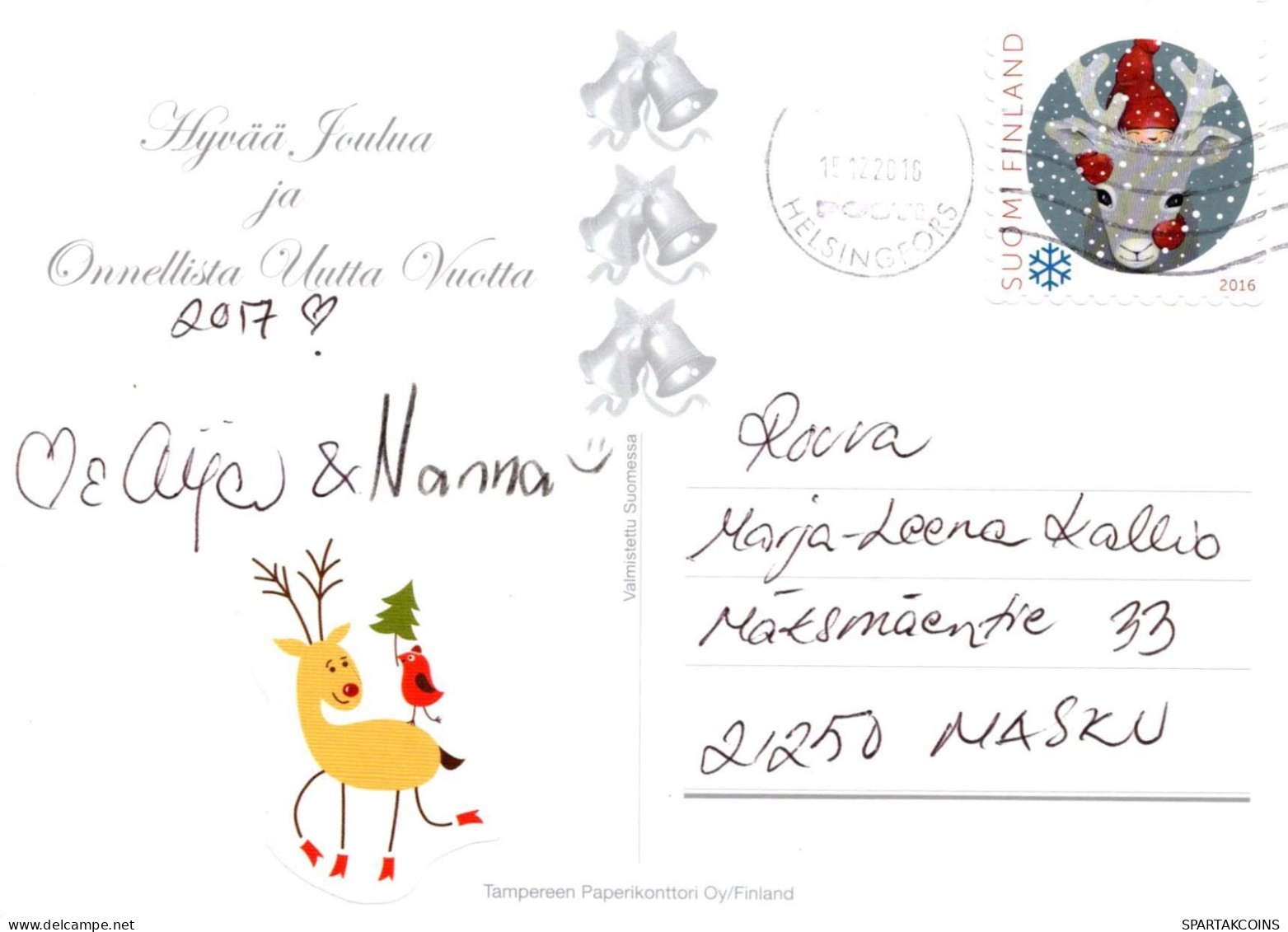 ÁNGEL Navidad Vintage Tarjeta Postal CPSM #PBP447.ES - Anges