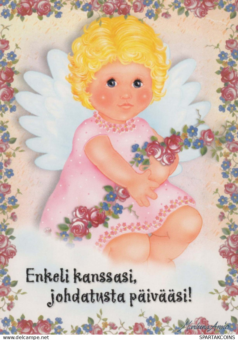 ÁNGEL Navidad Vintage Tarjeta Postal CPSM #PBP323.ES - Anges