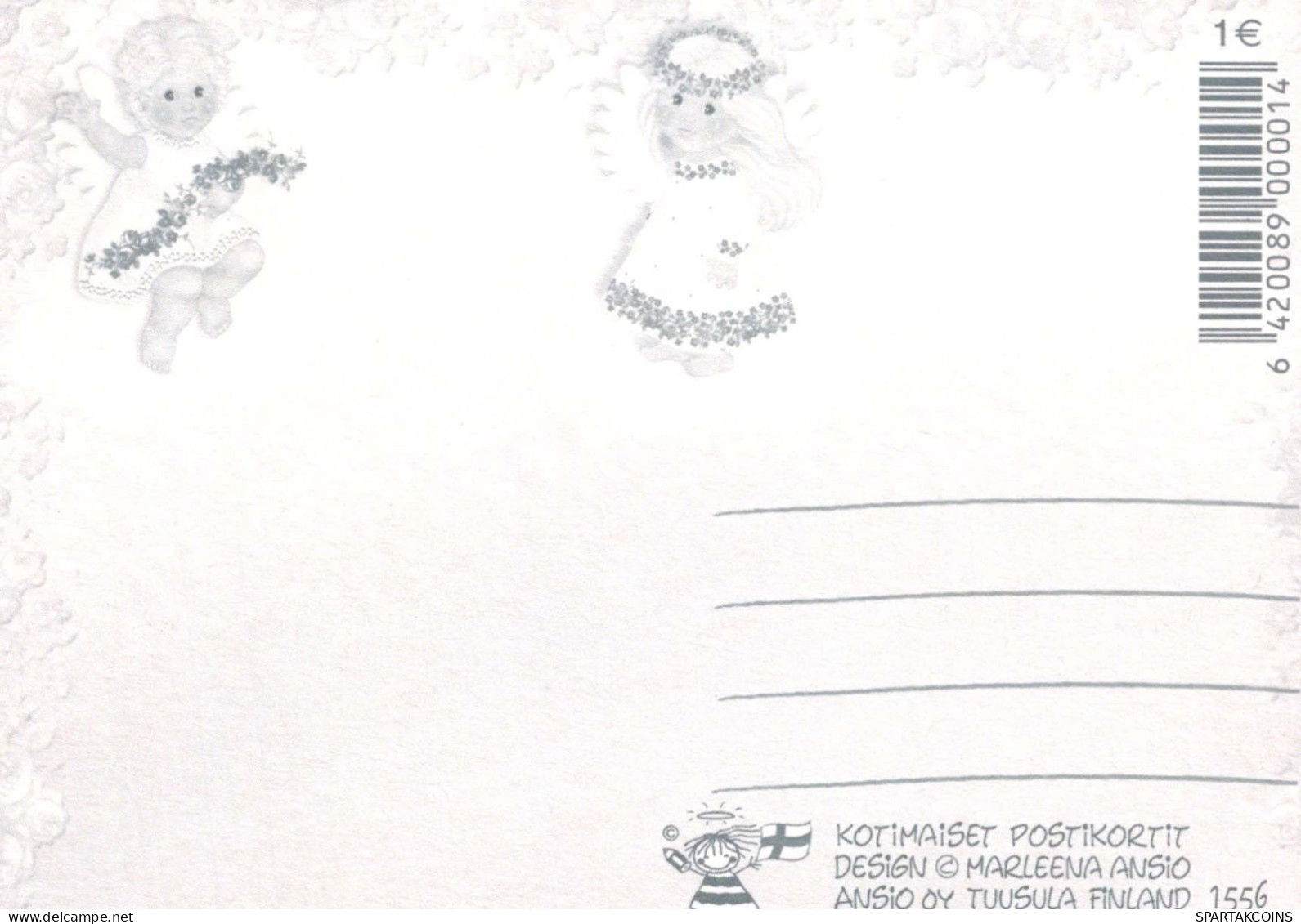 ÁNGEL Navidad Vintage Tarjeta Postal CPSM #PBP323.ES - Engel