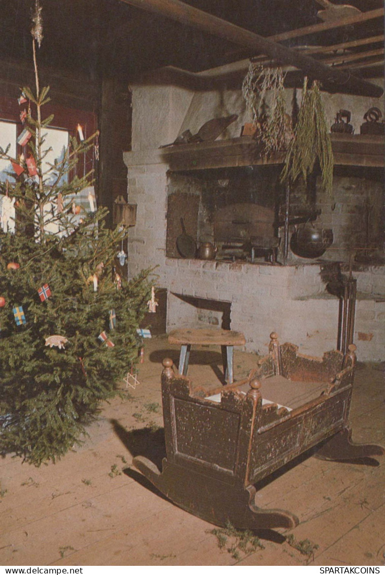 Feliz Año Navidad Vintage Tarjeta Postal CPSM #PBN018.ES - Año Nuevo
