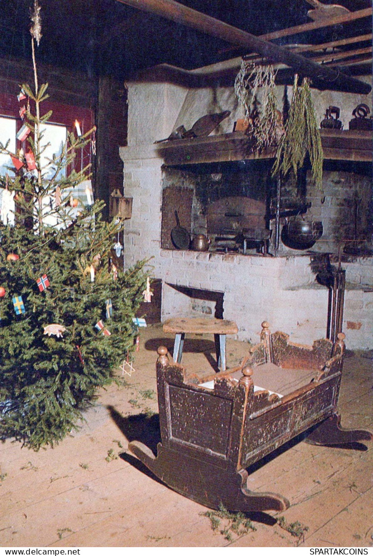 Feliz Año Navidad Vintage Tarjeta Postal CPSM #PBN018.ES - Año Nuevo