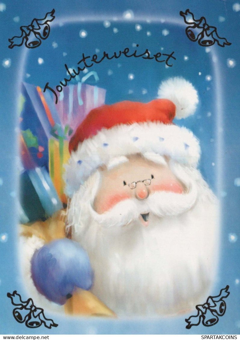 PAPÁ NOEL Feliz Año Navidad Vintage Tarjeta Postal CPSM #PBL334.ES - Santa Claus