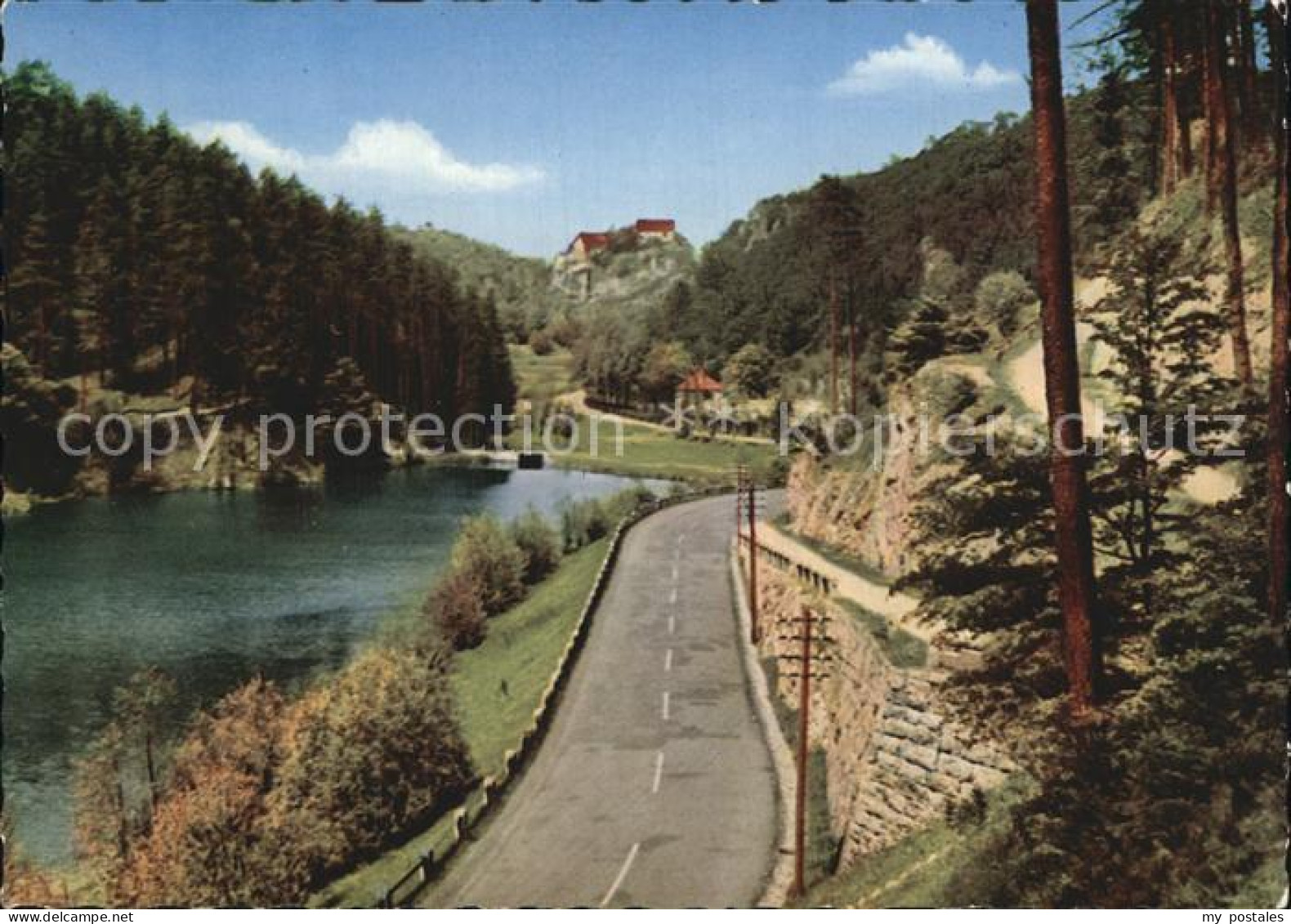 72504469 Pottenstein Oberfranken Weihersbachtal Stausee Schuettersmuehle - Pottenstein