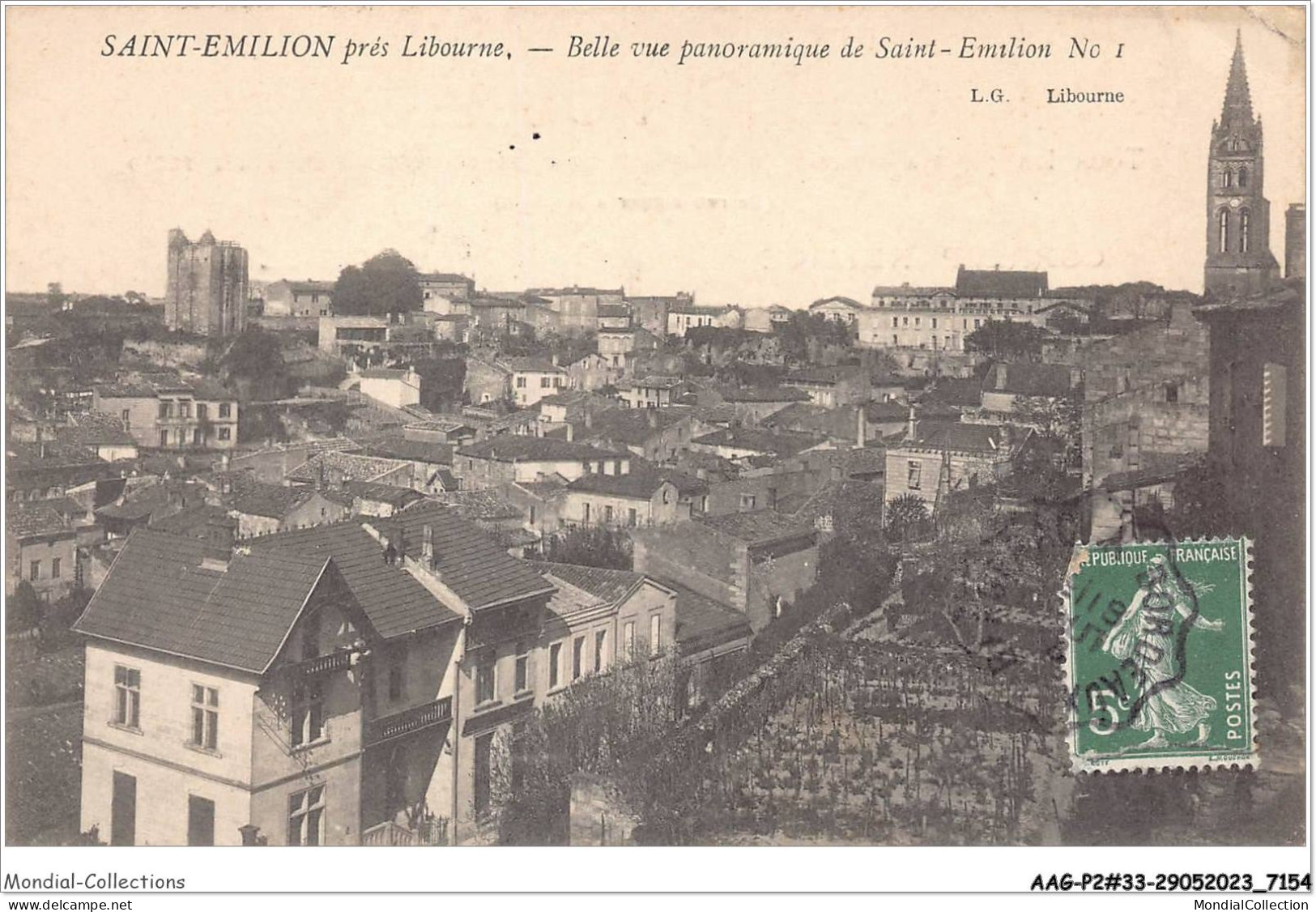 AAGP2-33-0166- SAINT-EMILION Pres LIBOURNE - Belle Vue Panoramique De SAINT-EMILION - Saint-Emilion
