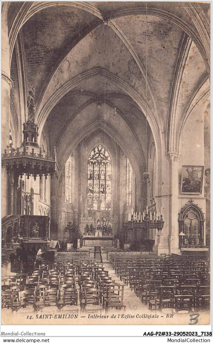 AAGP2-33-0158- SAINT-EMILION - Interieur De L'eglise Collegiale - Saint-Emilion