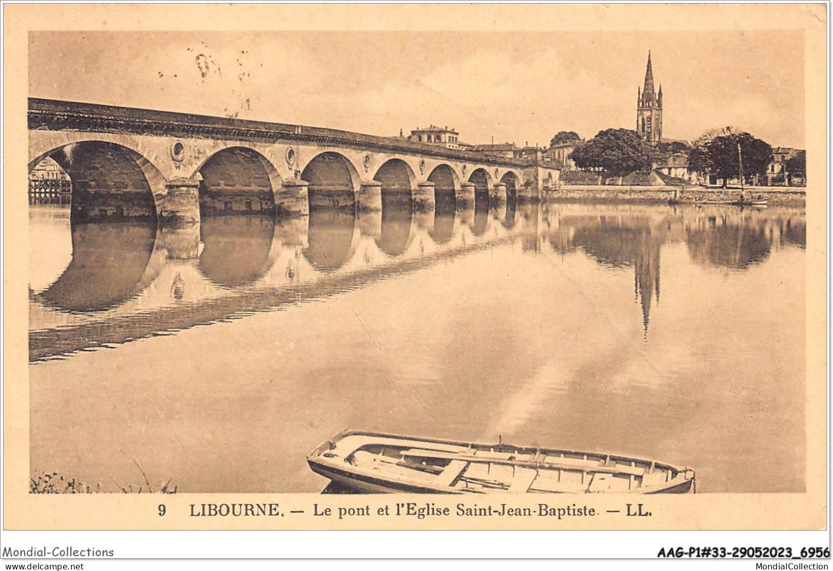 AAGP1-33-0067 - LIBOURNE - Le Pont De L'église Saint-Jean Baptiste - Libourne