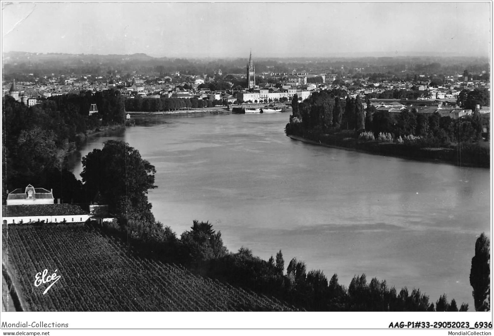 AAGP1-33-0057 - LIBOURNE - La Dordogne Et La Ville Vues De Tertre De Fronsac - Libourne