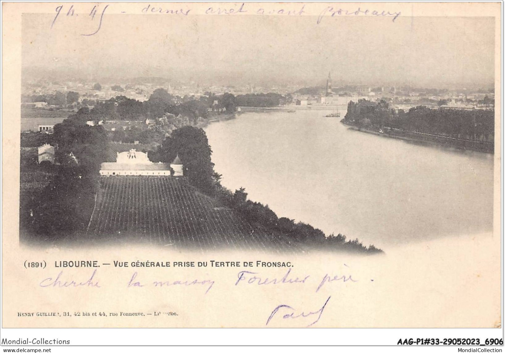 AAGP1-33-0042 - LIBOURNE - Vue Générale Prise Du Tertre De Fronsac - Libourne