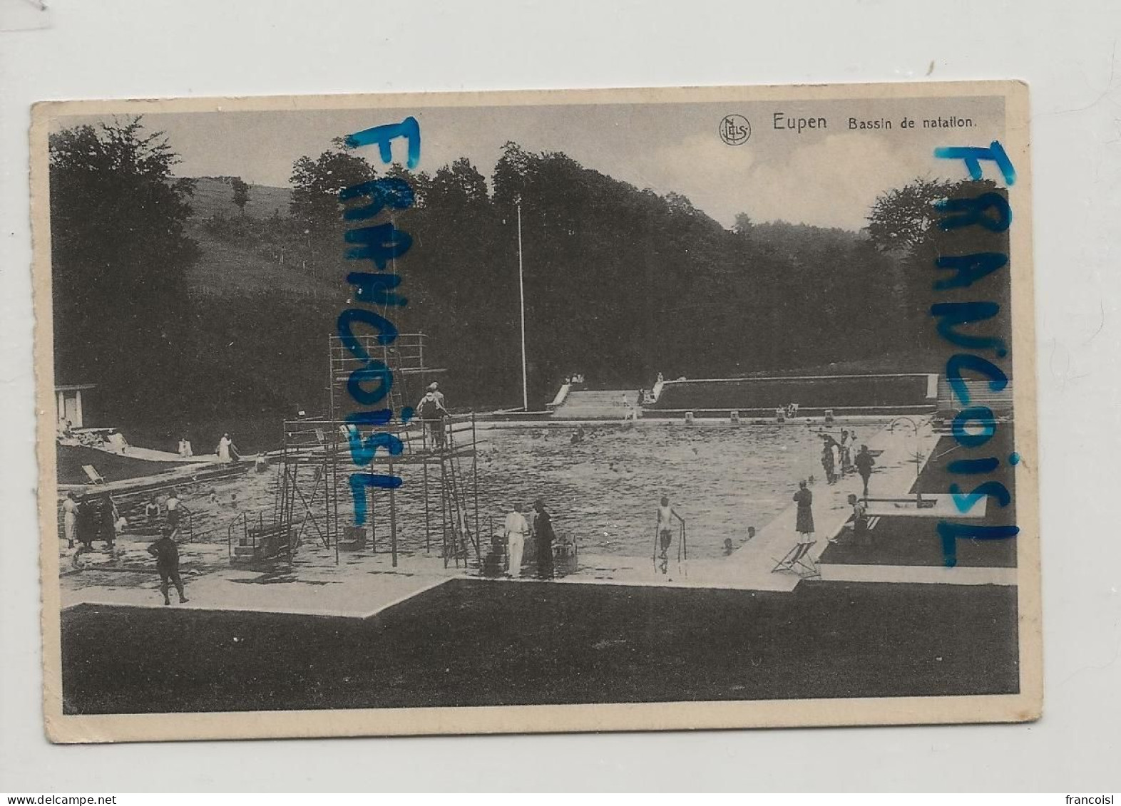 Belgique. Eupen. Bassin De Natation. Animée. NELS. 1948 - Eupen