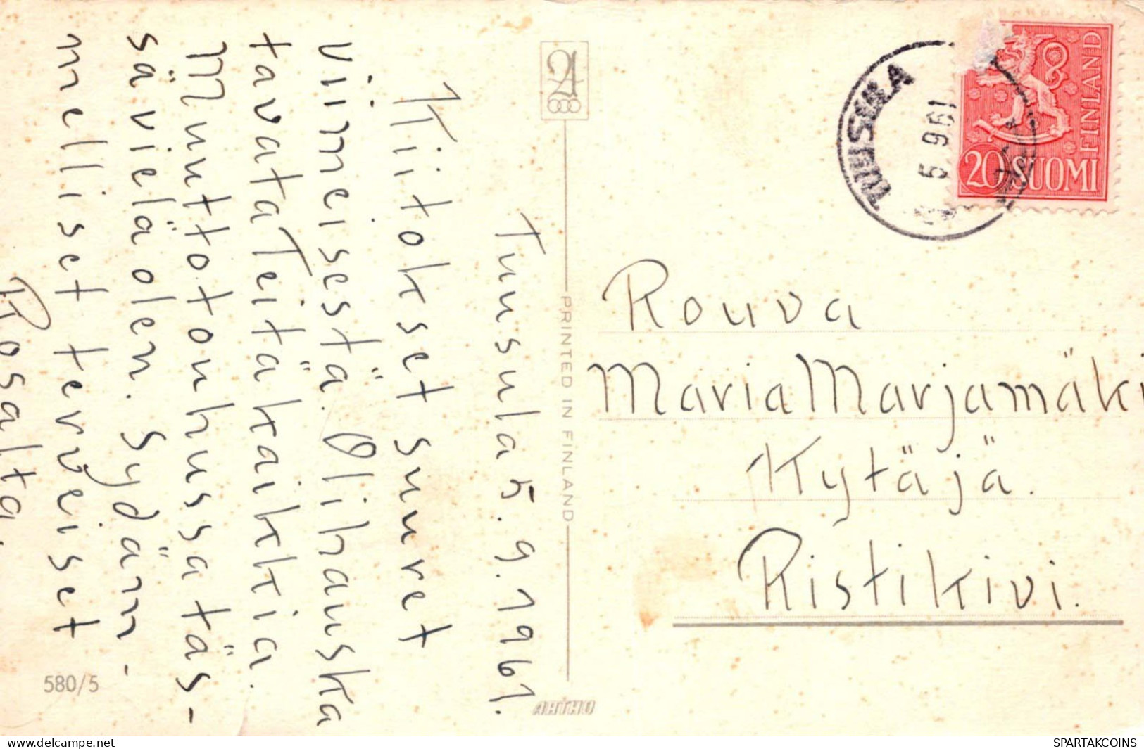 FLEURS Vintage Carte Postale CPSMPF #PKG071.FR - Fleurs
