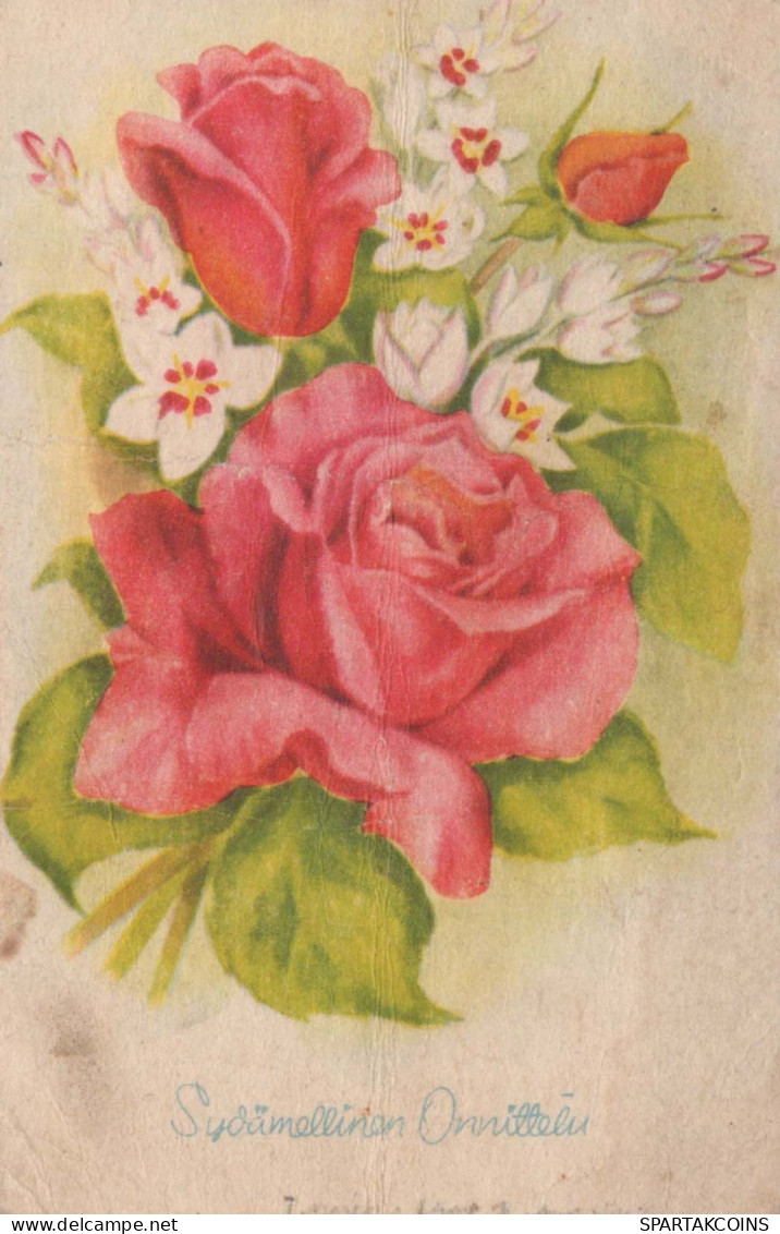 FLEURS Vintage Carte Postale CPA #PKE648.FR - Fleurs