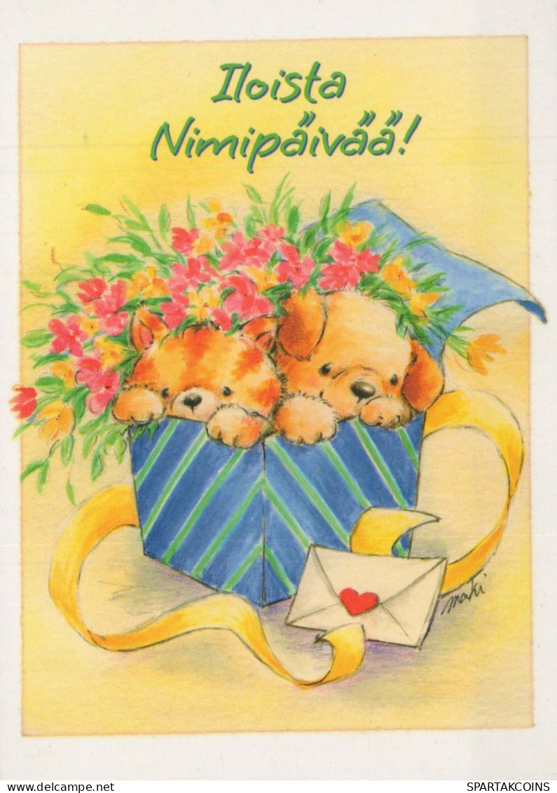 FLEURS Vintage Carte Postale CPSM #PBZ837.FR - Flowers