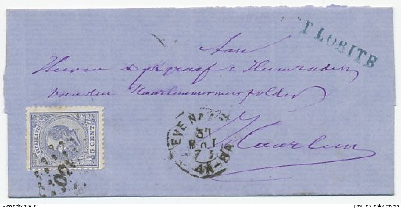 Naamstempel T Lobith 1873 - Briefe U. Dokumente