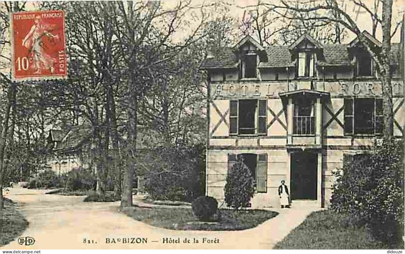 77 - Barbizon - Hotel De La Foret - Animée - CPA - Voir Scans Recto-Verso - Barbizon