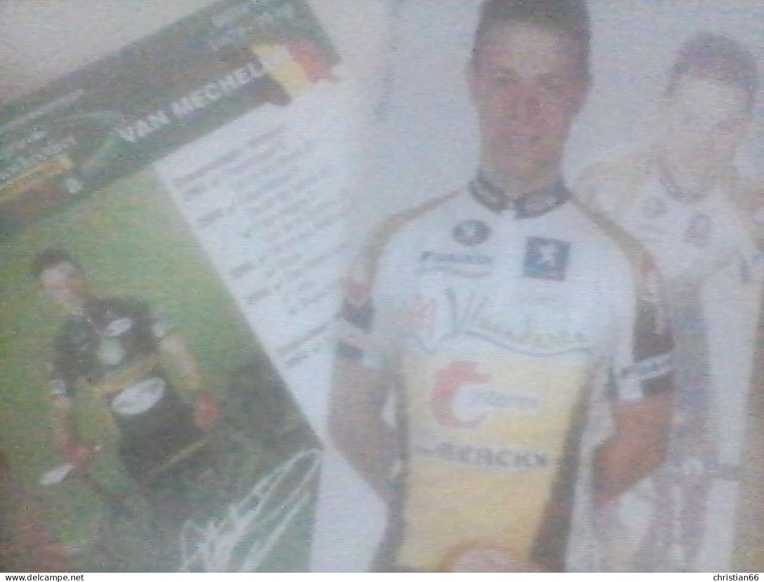 CYCLISME  - WIELRENNEN- CICLISMO : 2 CARTES WOUTER VAN MECHELEN - Cyclisme