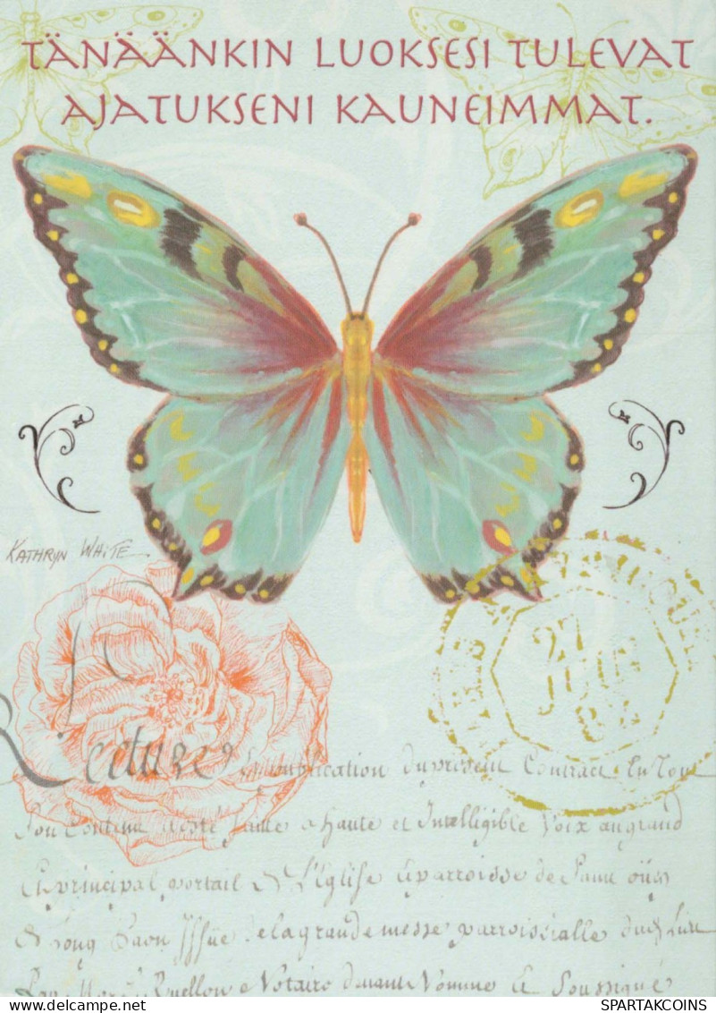 PAPILLONS Animaux Vintage Carte Postale CPSM #PBS441.FR - Butterflies