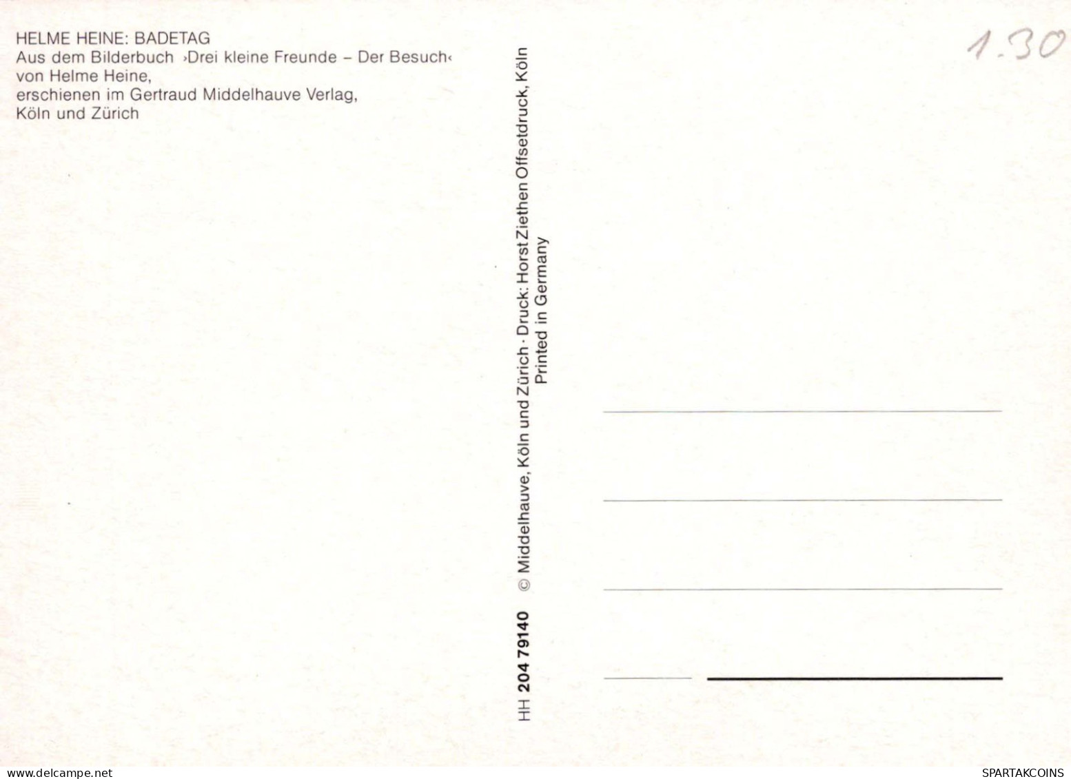 PORCS Animaux Vintage Carte Postale CPSM #PBR776.FR - Pigs