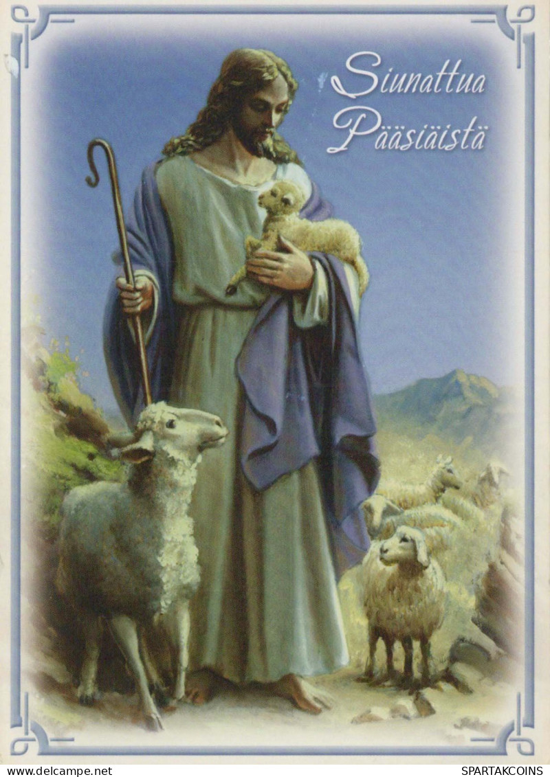 JÉSUS-CHRIST Christianisme Religion Vintage Carte Postale CPSM #PBP771.FR - Jesus