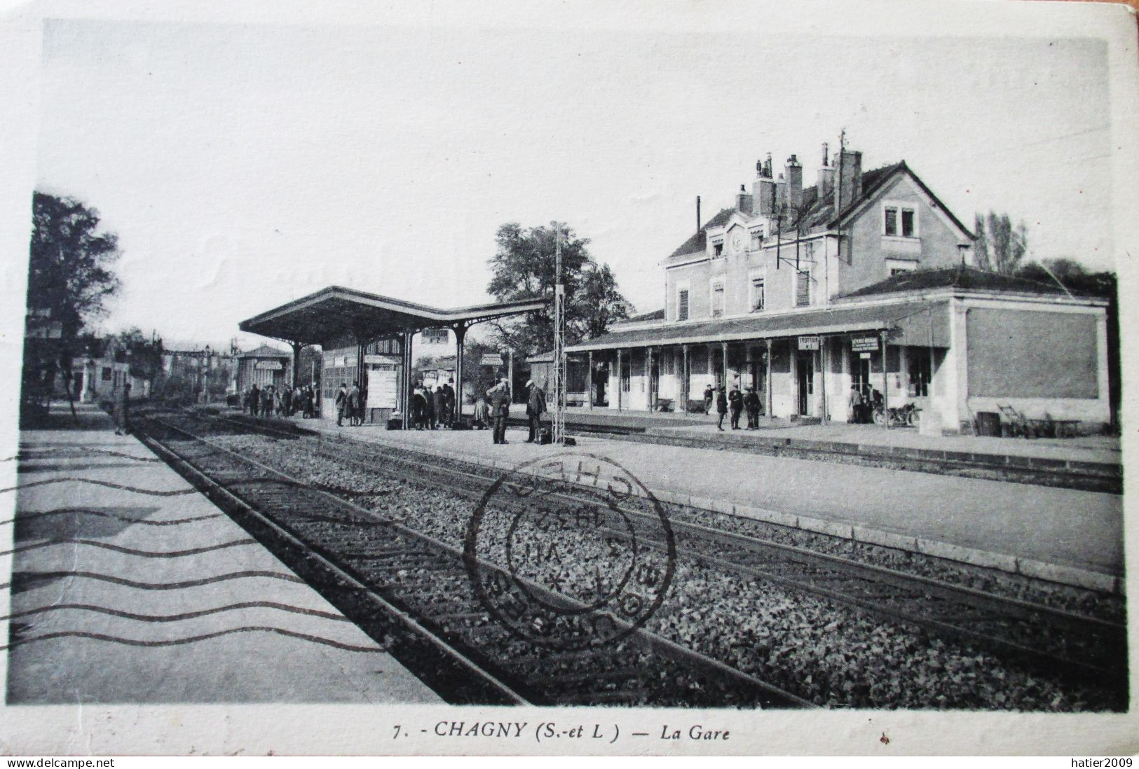 CHAGNY - La Gare - Beau Plan De L'interieur - Chagny