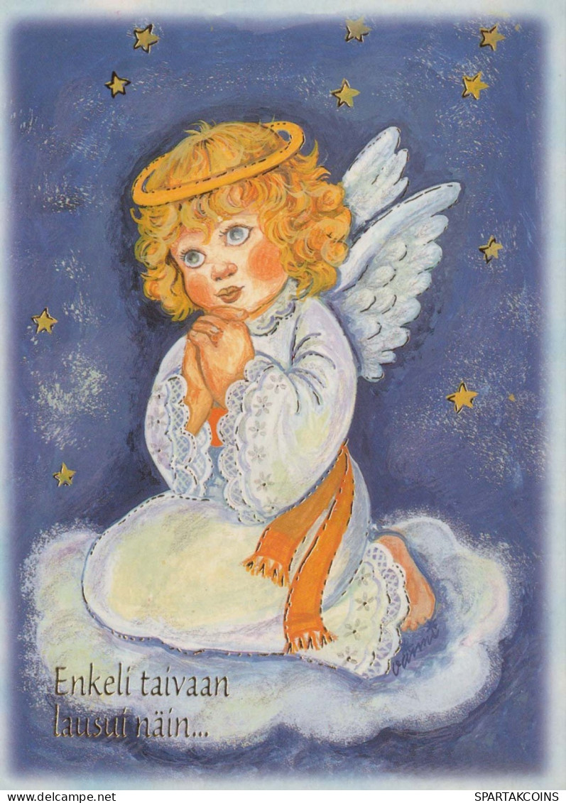 ANGE Noël Vintage Carte Postale CPSM #PBP262.FR - Engel