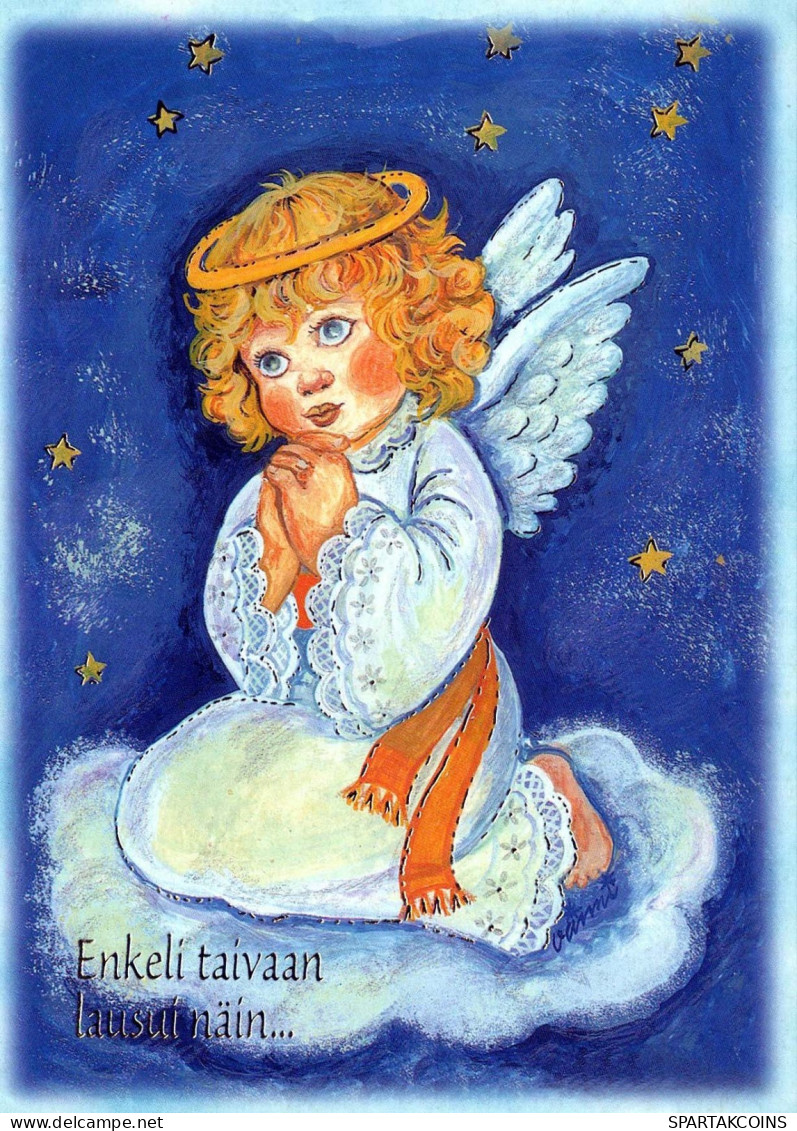 ANGE Noël Vintage Carte Postale CPSM #PBP262.FR - Anges