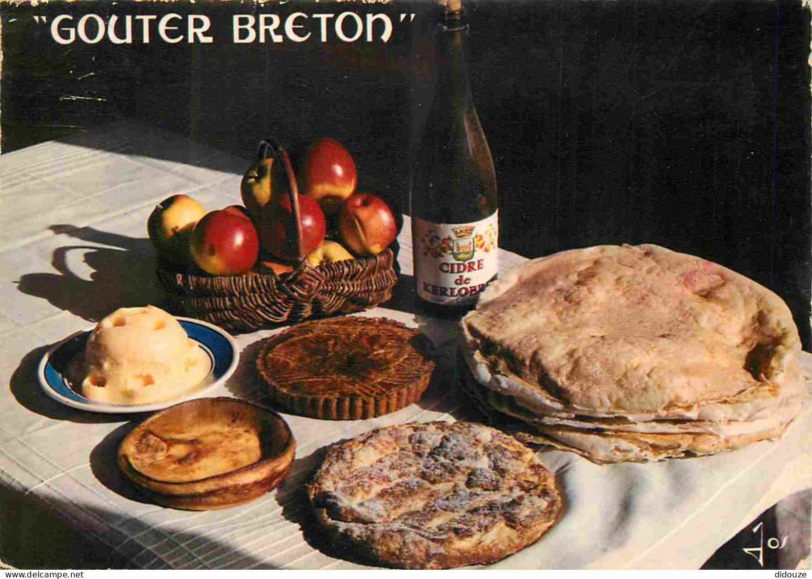 Recettes De Cuisine - Gouter Breton - Bretagne - Gastronomie - CPM - Voir Scans Recto-Verso - Recettes (cuisine)