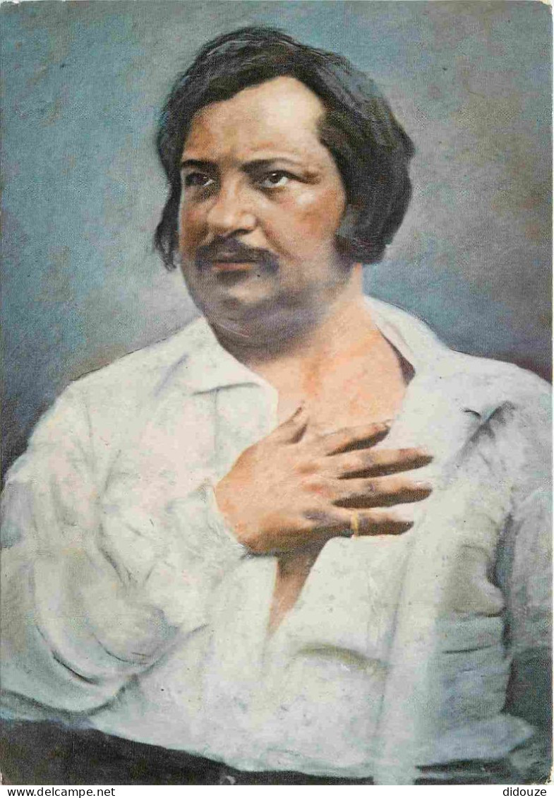 Art - Peinture Histoire - Balzac - Portrait - D'après Un Daguerréotype - CPM - Voir Scans Recto-Verso - Geschichte