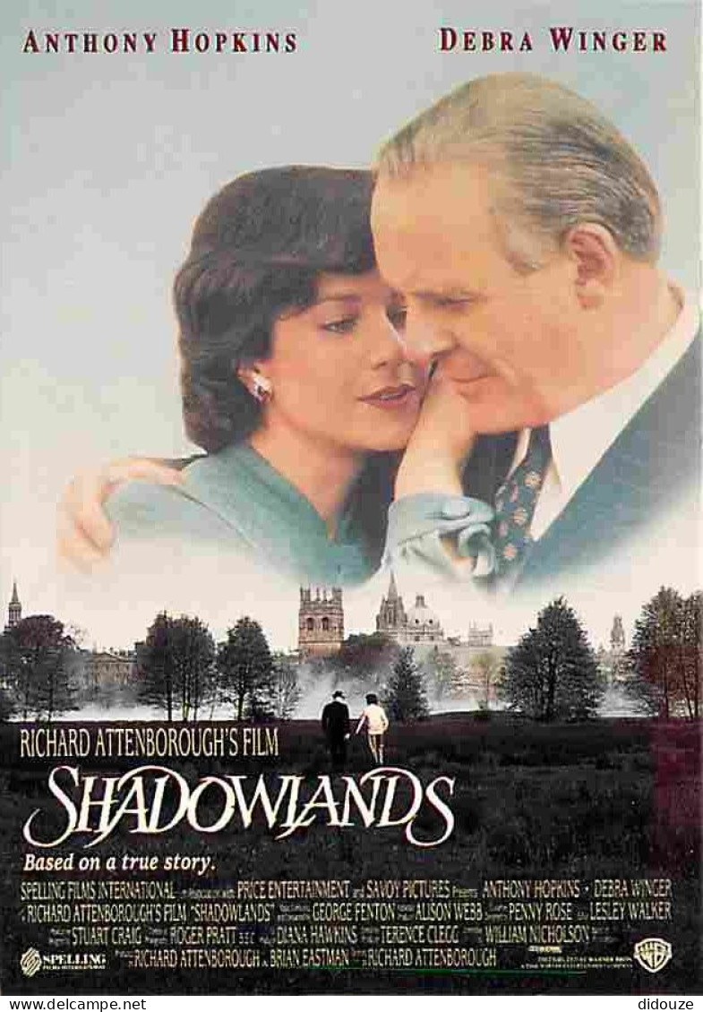 Cinema - Affiche De Film - Shadowlands - Anthony Hopkins - Debra Winger - CPM - Voir Scans Recto-Verso - Posters Op Kaarten