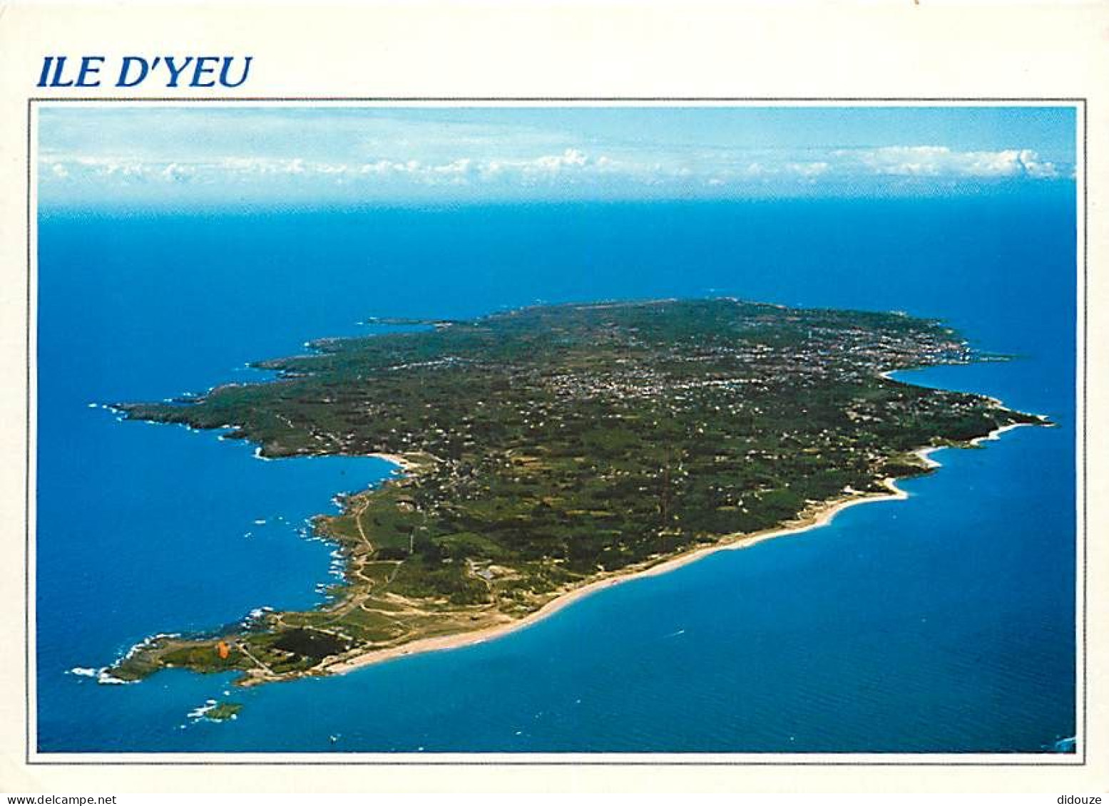 85 - Ile D'Yeu - Vue Générale Aérienne - Flamme Postale De Noirmoutier - CPM - Voir Scans Recto-Verso - Ile D'Yeu